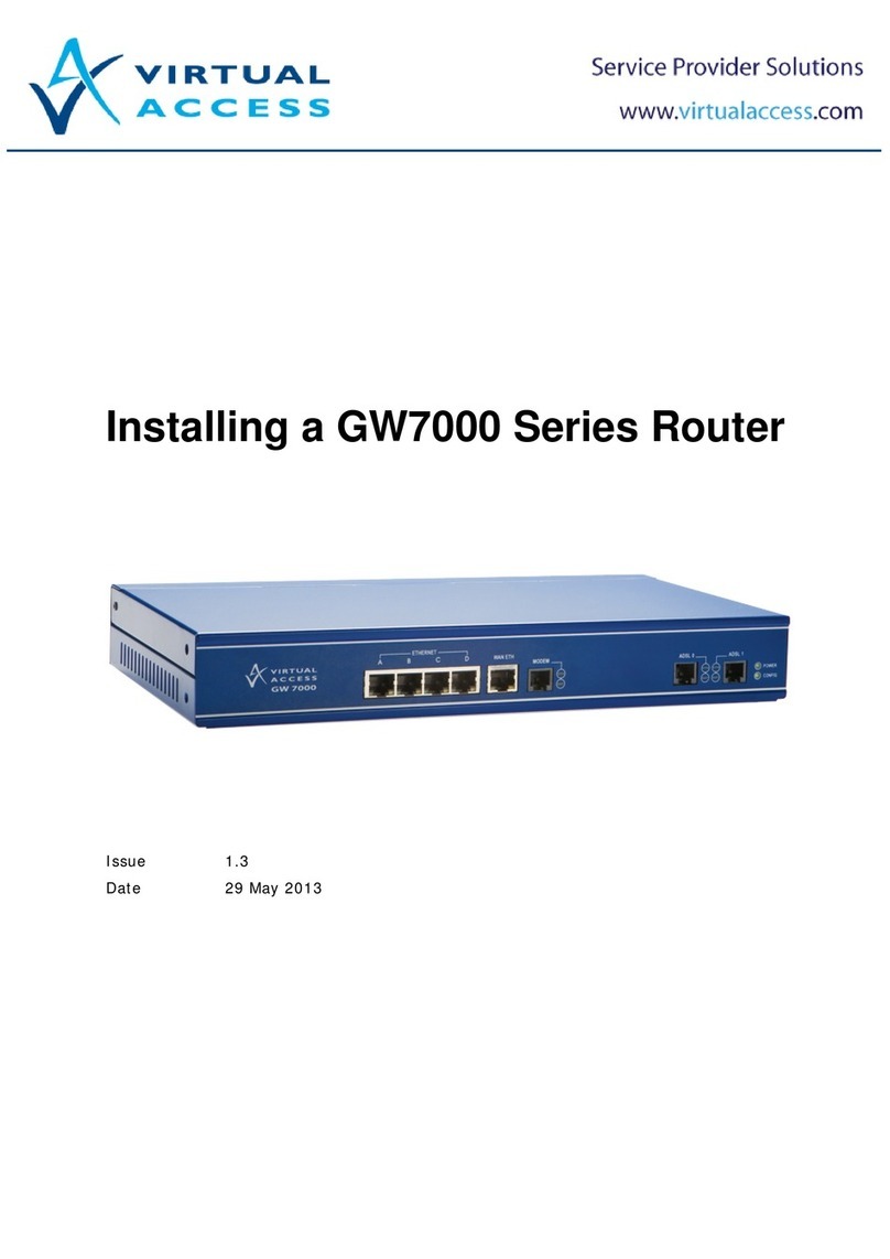 virtual access GW7000 Series Instruction Manual