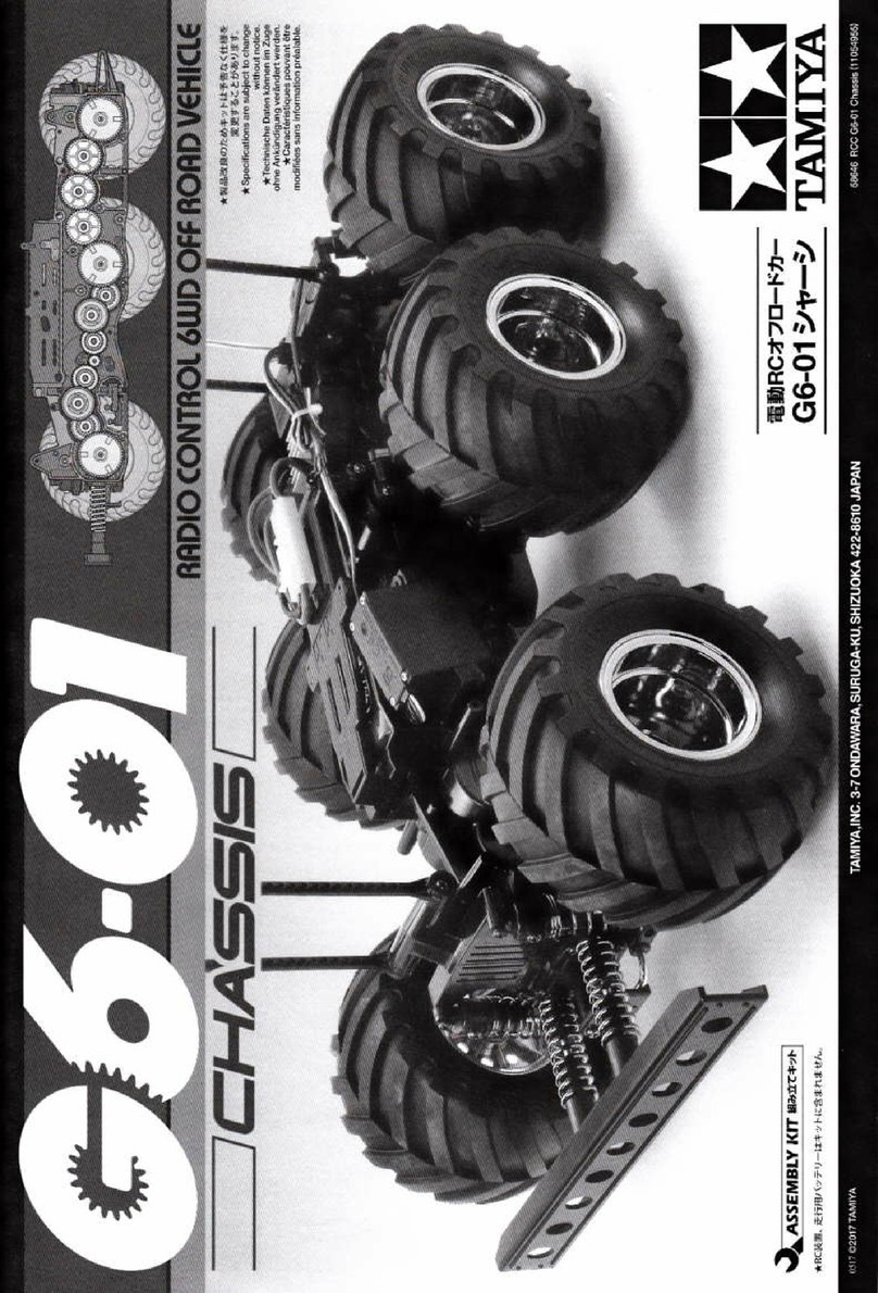 Tamiya G6-01 User manual