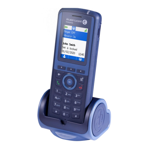 Alcatel-Lucent Enterprise OpenTouch 8254 DECT Handset user manual
