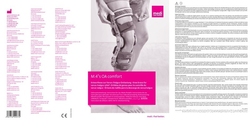 medi M.4s OA comfort Instructions for use