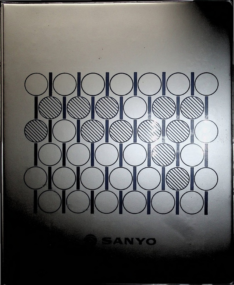 Sanyo MBC-550 Series User manual