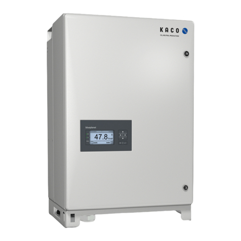 Kaco blueplanet 50.0TL3-R Operating	 instruction