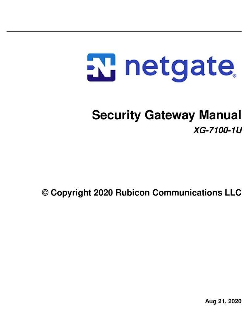 Netgate XG-7100-1U manual