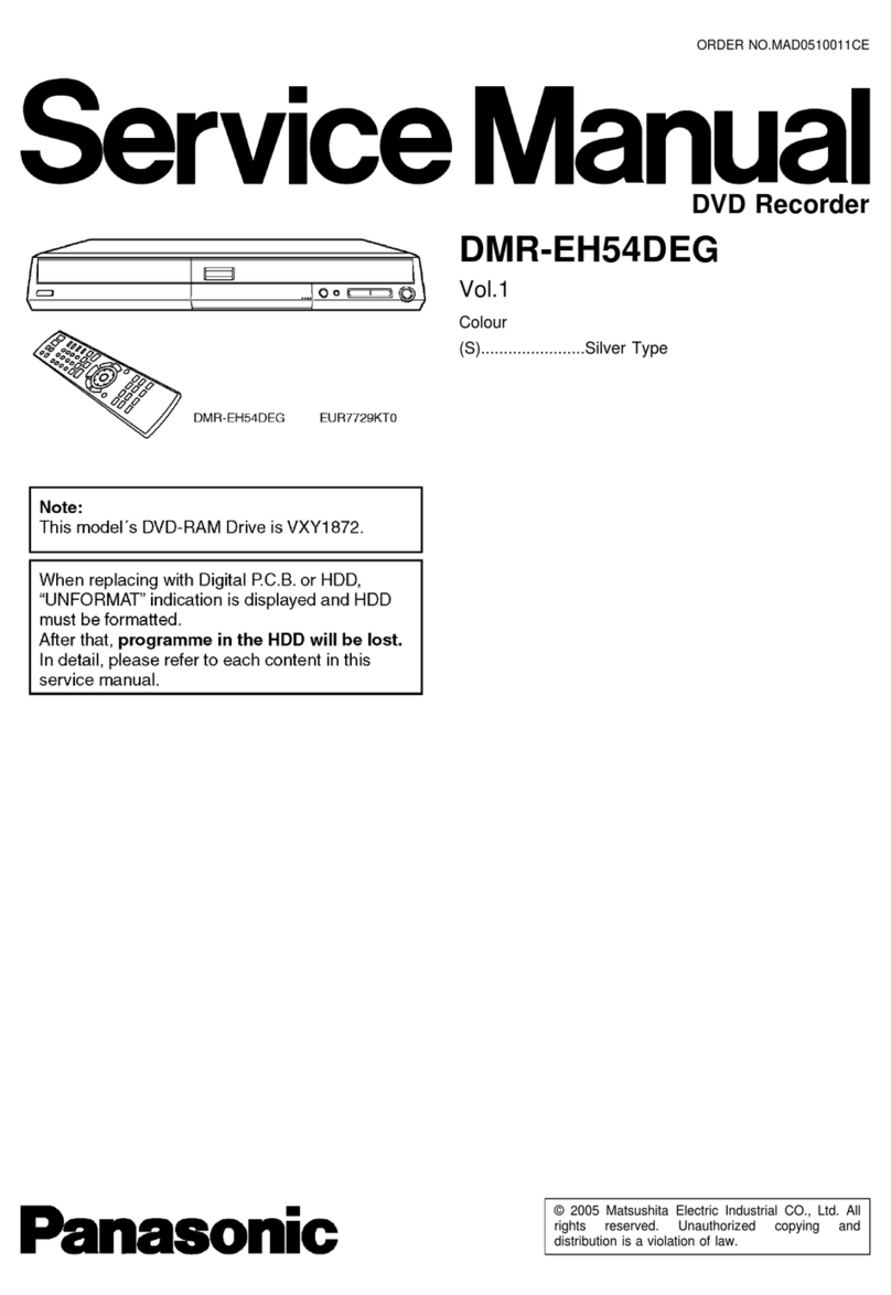 Panasonic DMR-EH54DEG User manual