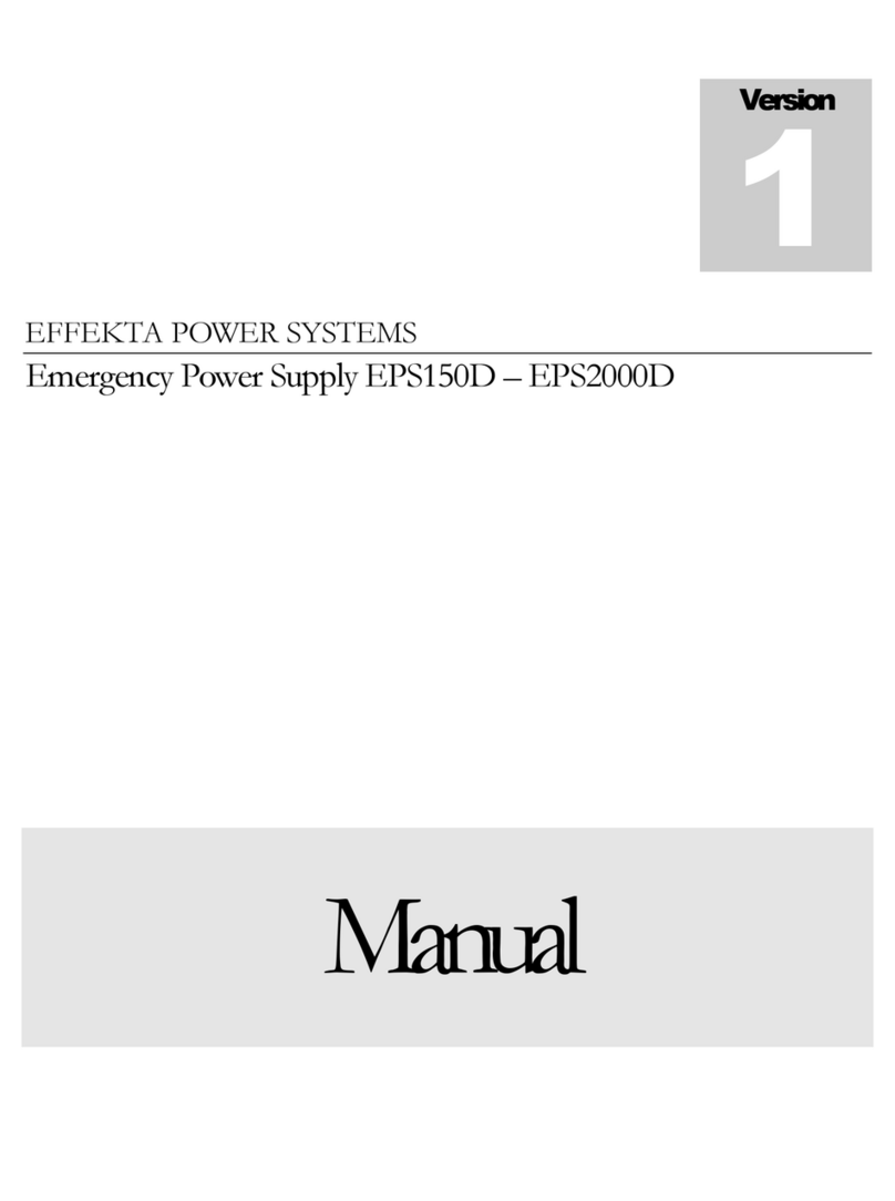 Effekta EPS Series User manual