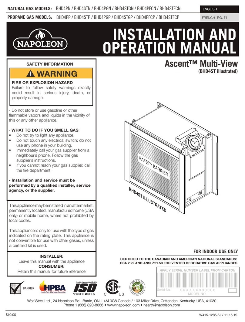 Napoleon Ascent Multi-View Series User manual