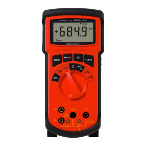 Wavetek Meterman RMS225A User manual