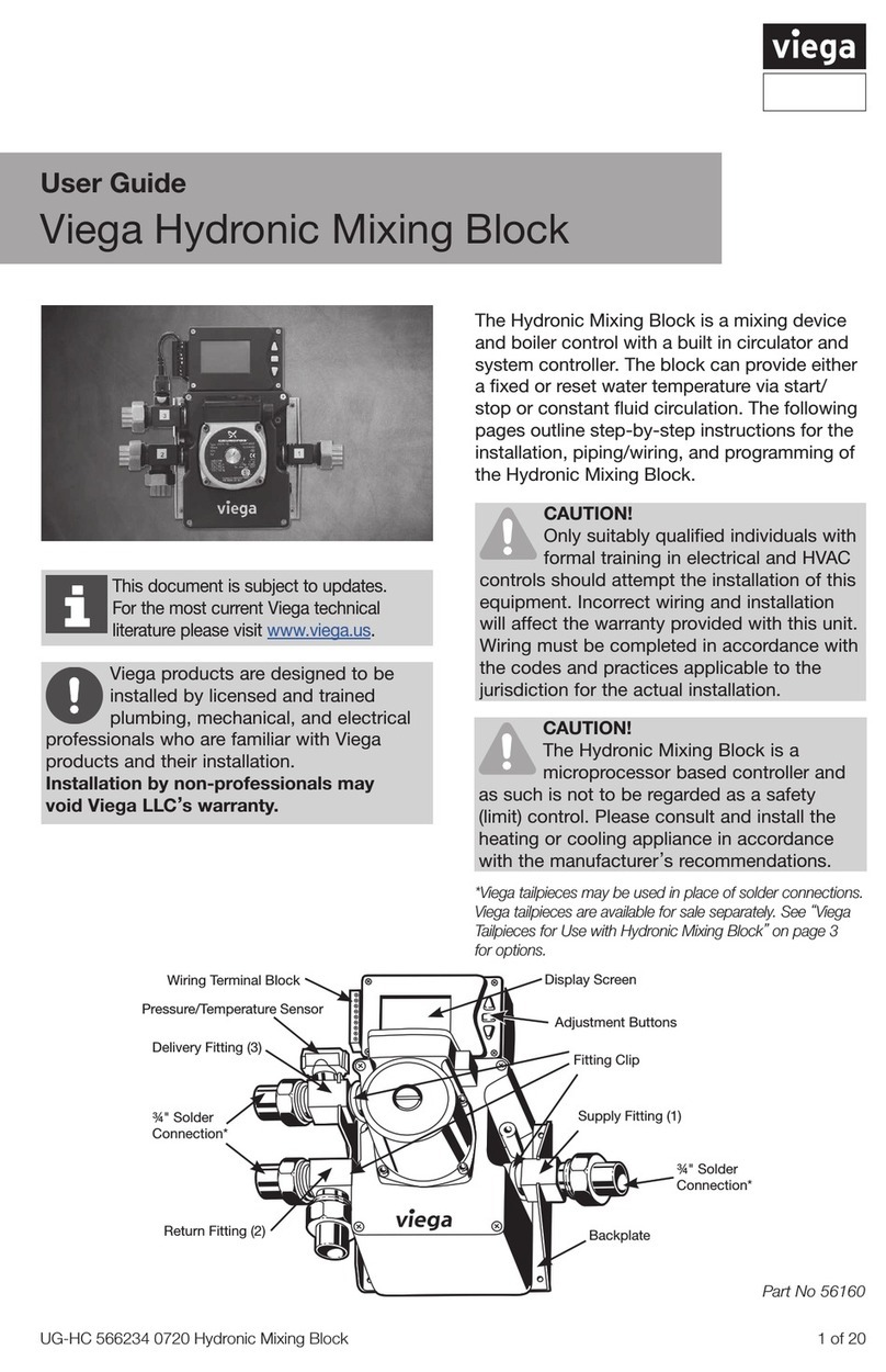 Viega Hydronic Mixing Block user guide