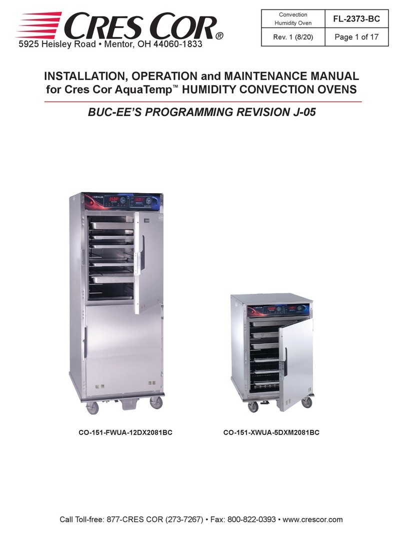 Cres Cor AquaTemp CO-151-FWUA-12DX2081BC User manual