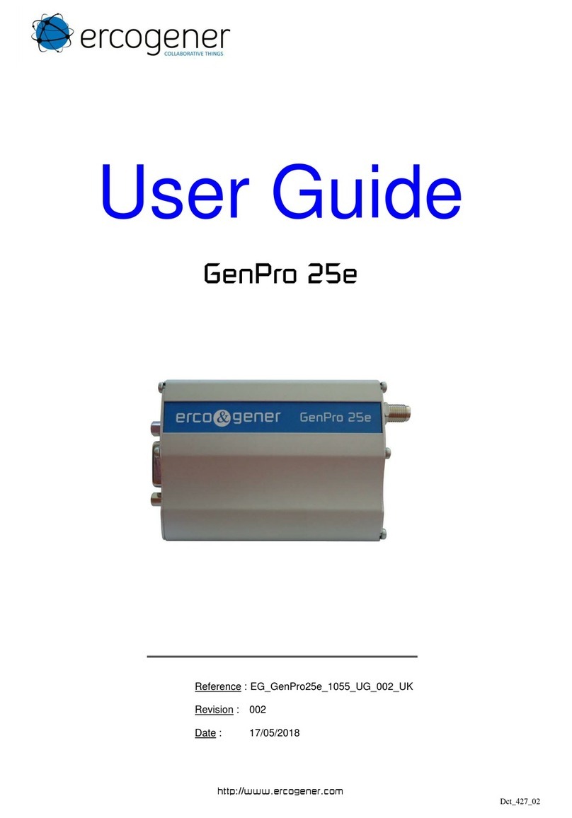Ercogener GenPro 25e user guide