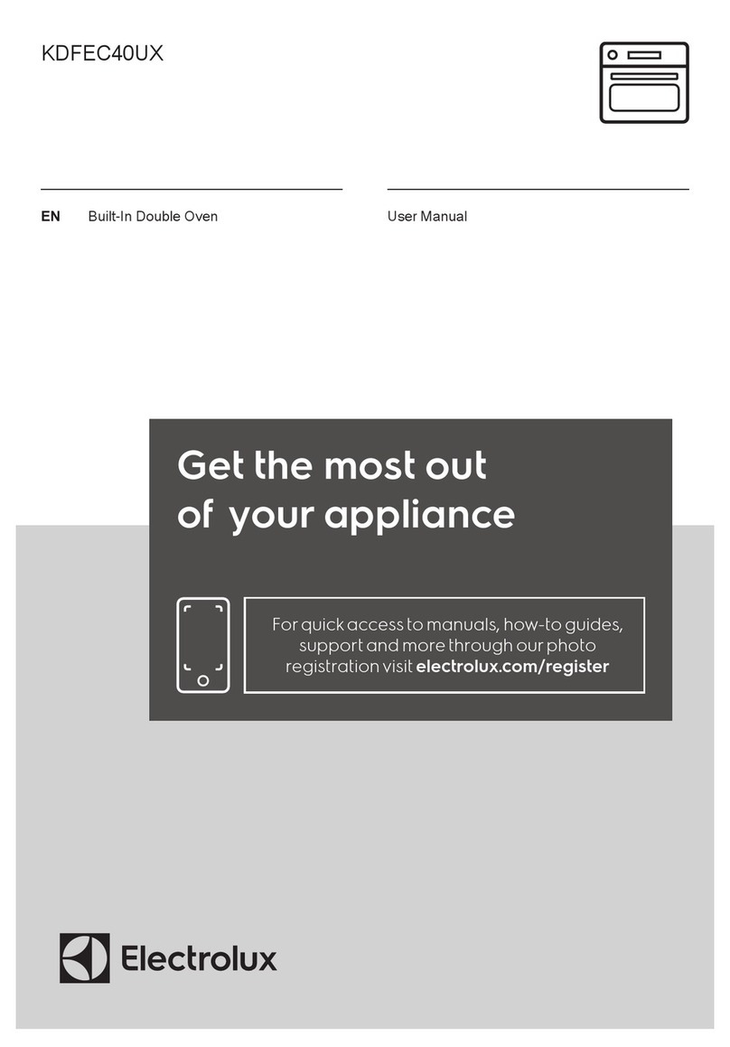 Electrolux KDFEC40UX User manual