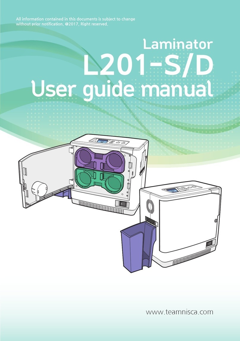 Team Nisca L201-S User guide manual
