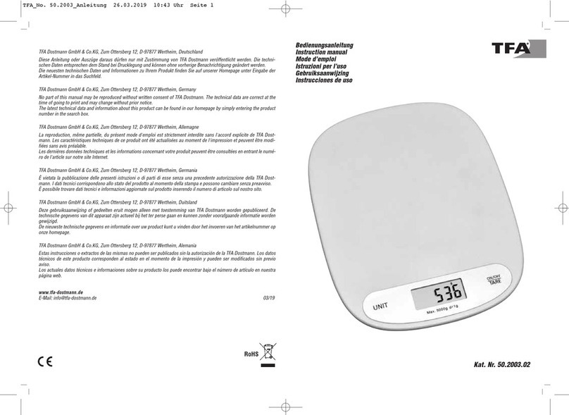 TFA 50.2003.02 User manual