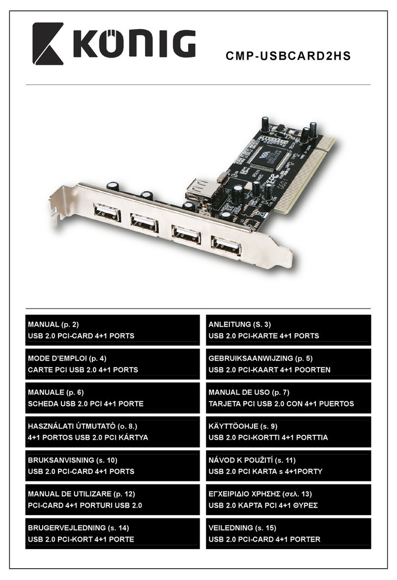 König CMP-USBCARD2HS manual
