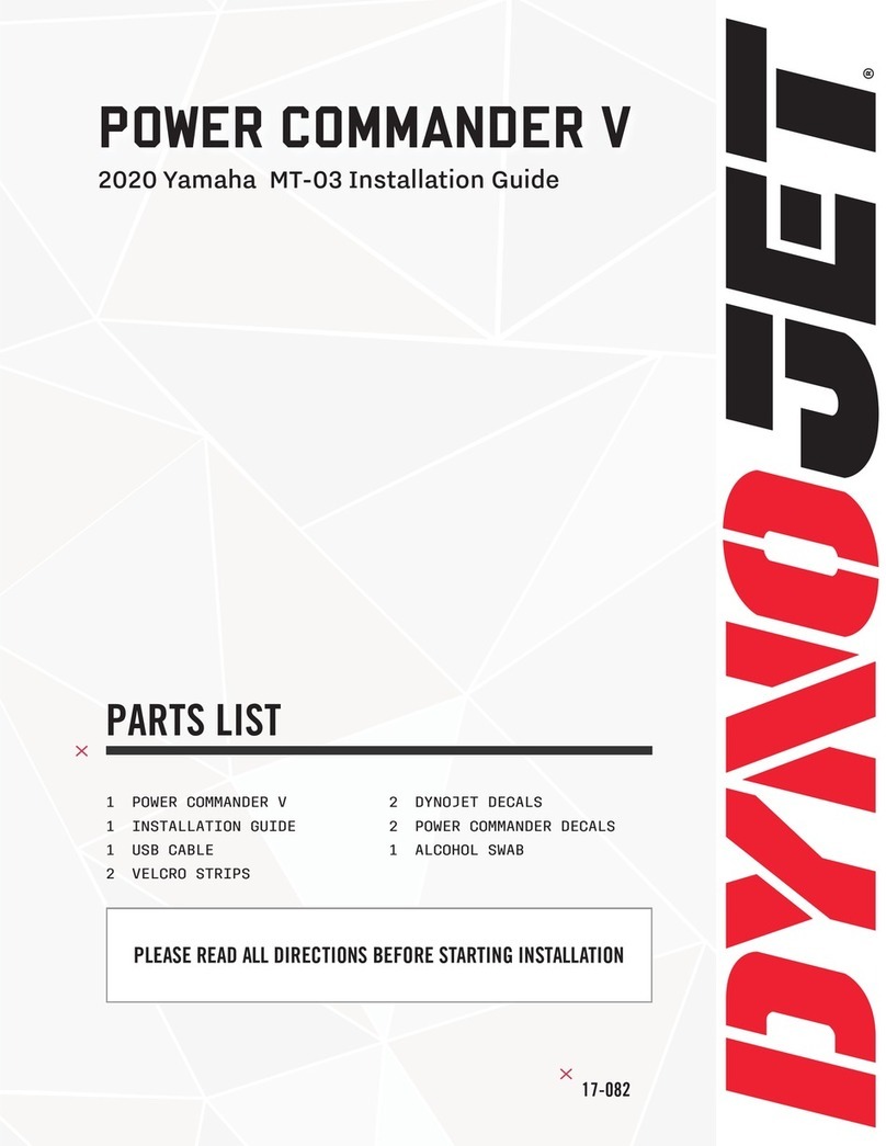 Dynojet Power commander V User manual