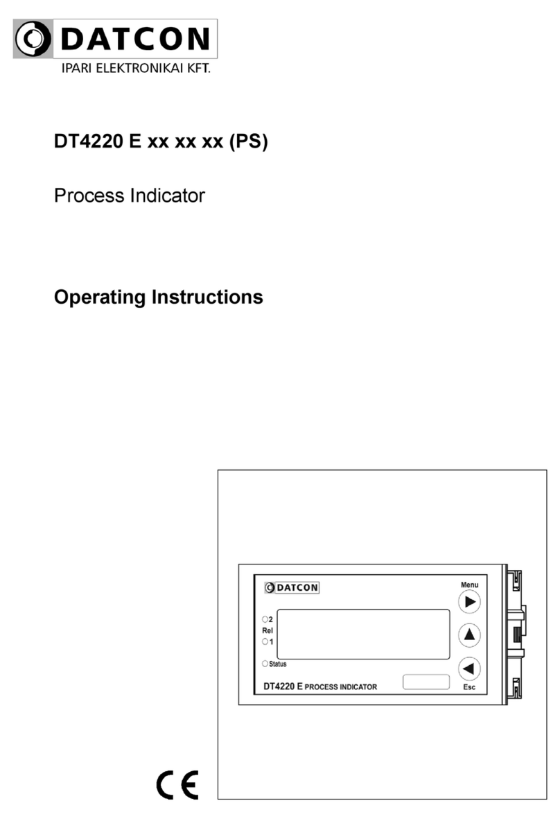 Datcon DT4220 E Series operating instructions