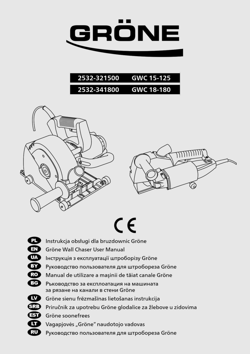 Gröne GWC 15-125 user manual