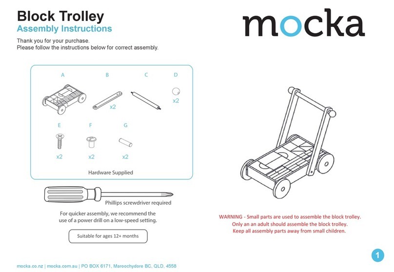 Mocka Block Trolley Assembly instructions