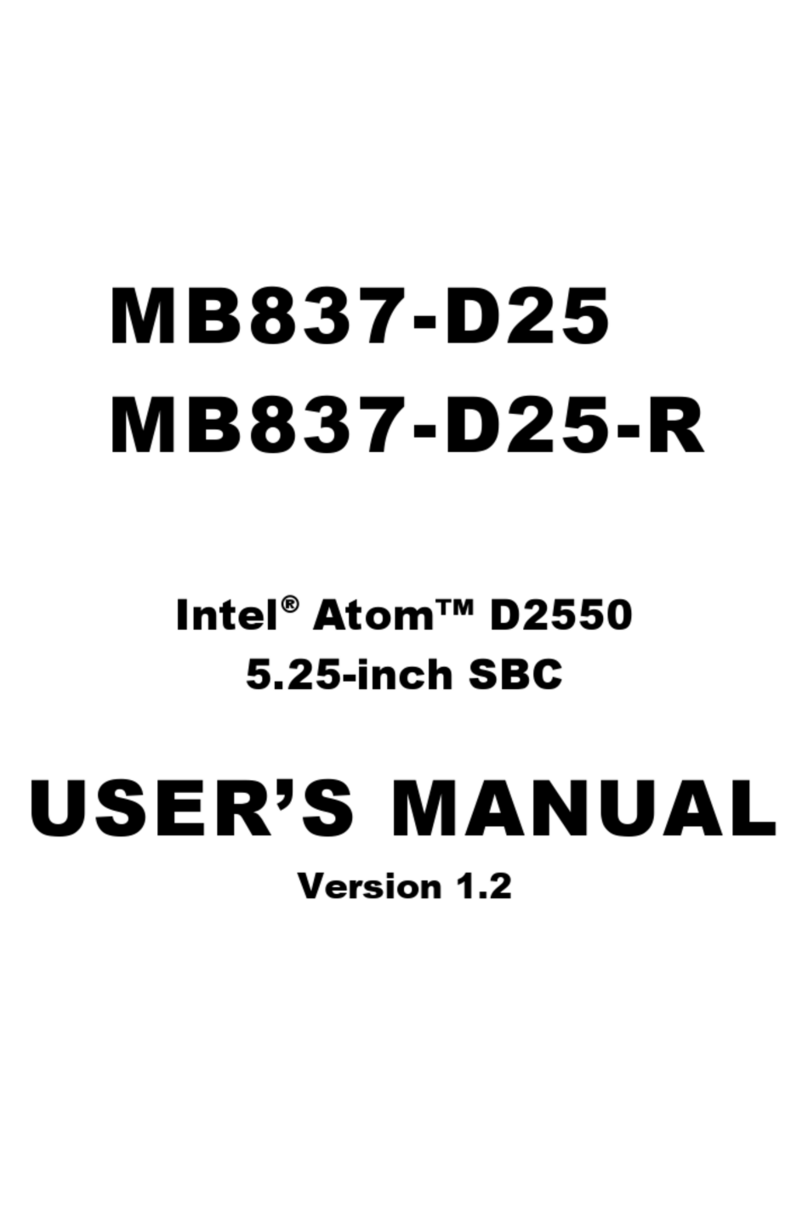 IBASE Technology MB837-D25 User manual