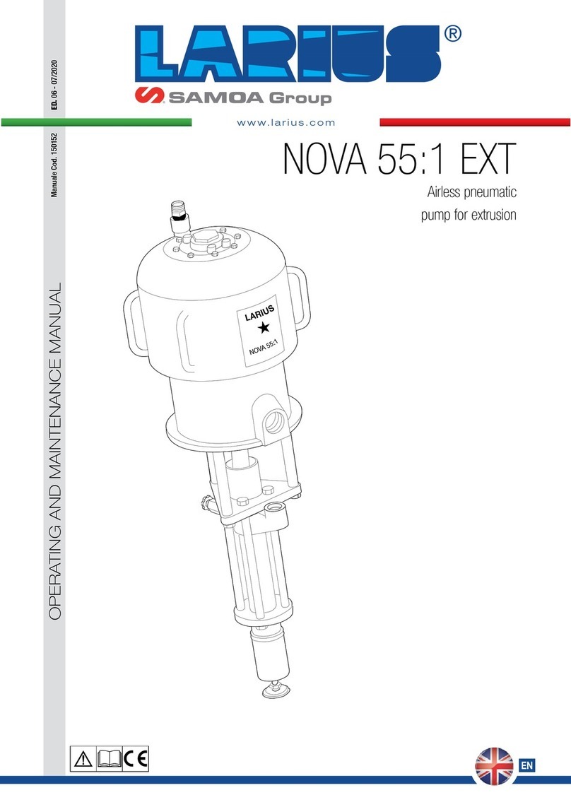 Larius NOVA 55:1 EXT Operating and maintenance manual