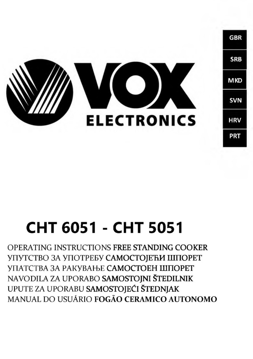 Vox CHT 6051 operating instructions