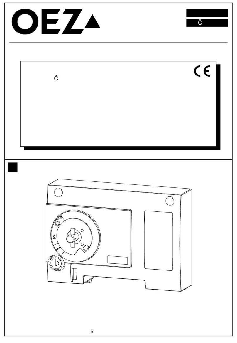 OEZ RP-BL-CK Series Instructions for use
