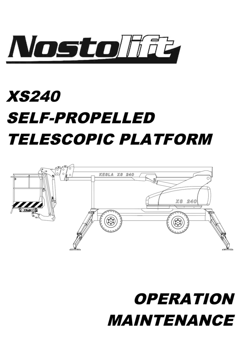 Nostolift XS240 operation & maintenance