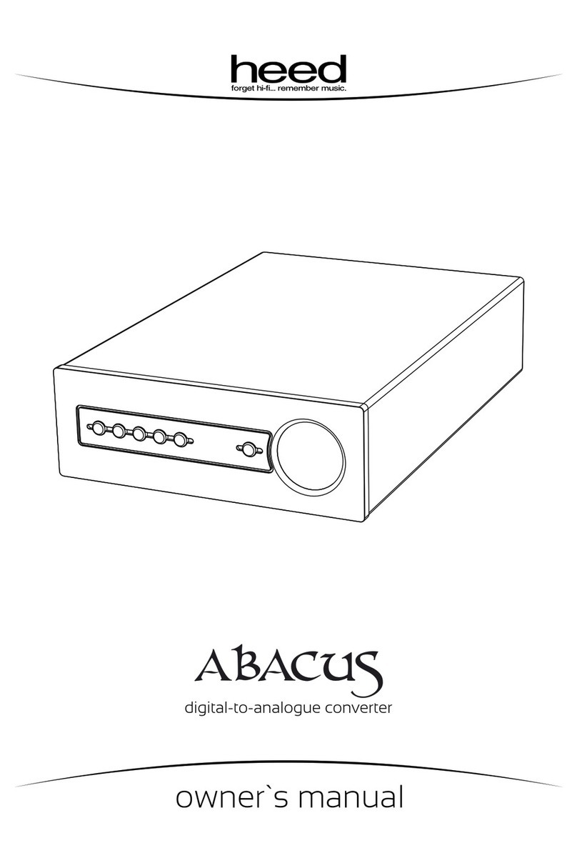 HEED ABACUS owner's manual HEED ABACUS owner's manual