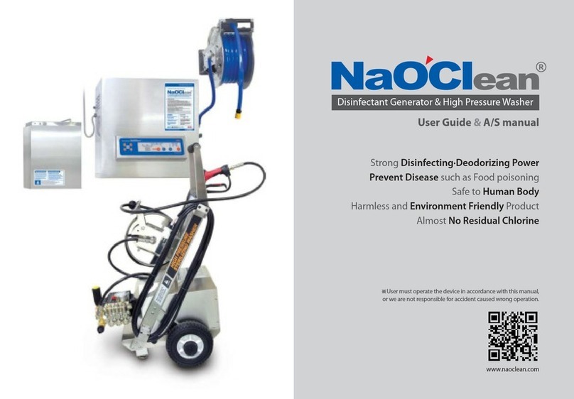 NaOClean DES-10K User manual and assembly instructions