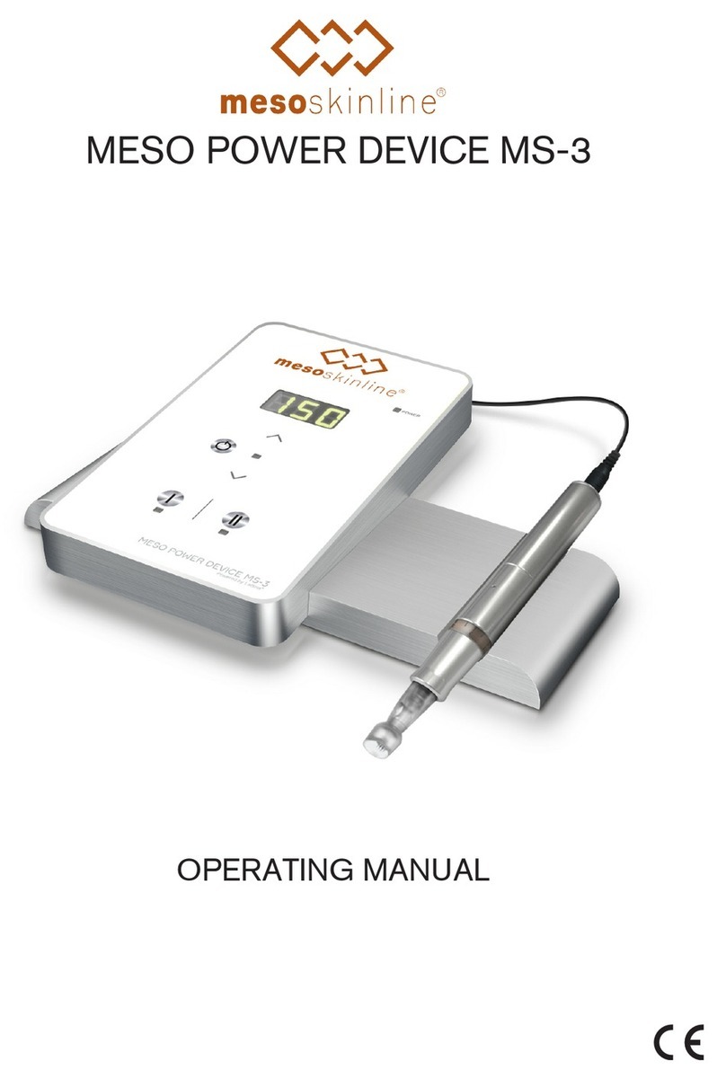 mesoskinline MESO POWER DEVICE MS-3 operating manual