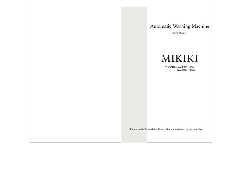 MIKIKI XQB45-1108 user manual MIKIKI XQB45-1108 user manual