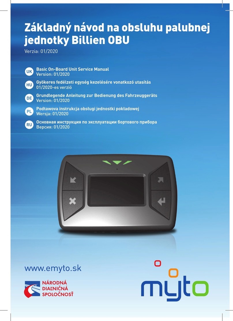 Myto Billien OBU Basic service manual