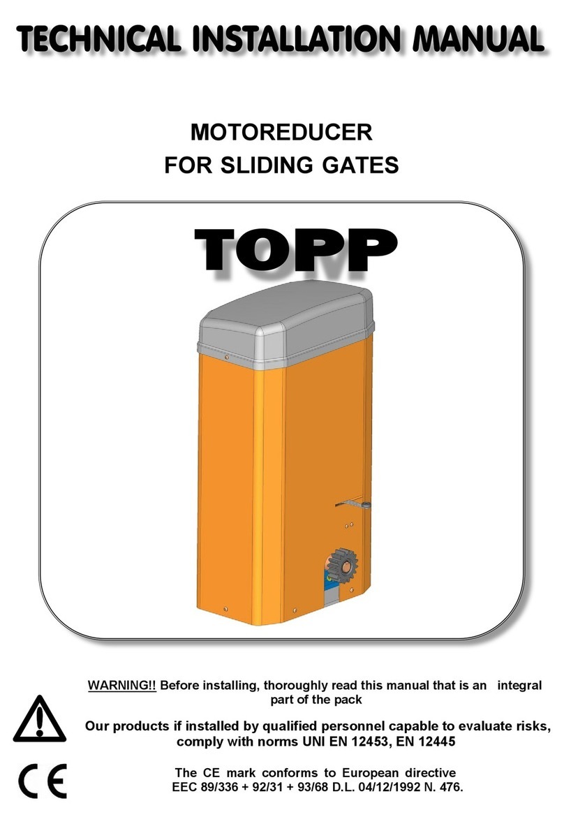 Next Systems TOPP Series Technical installation manual