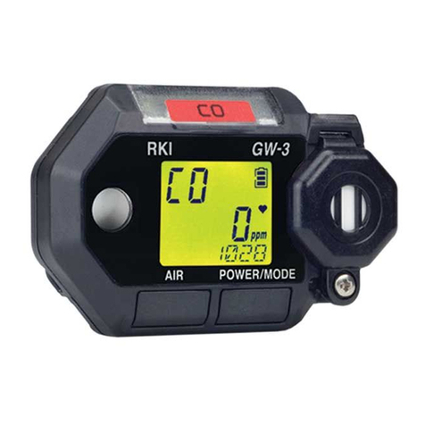 RKI Instruments GasWatch 3 User manual