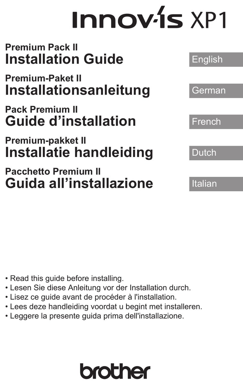 Brother Innov-IS XP1 User manual