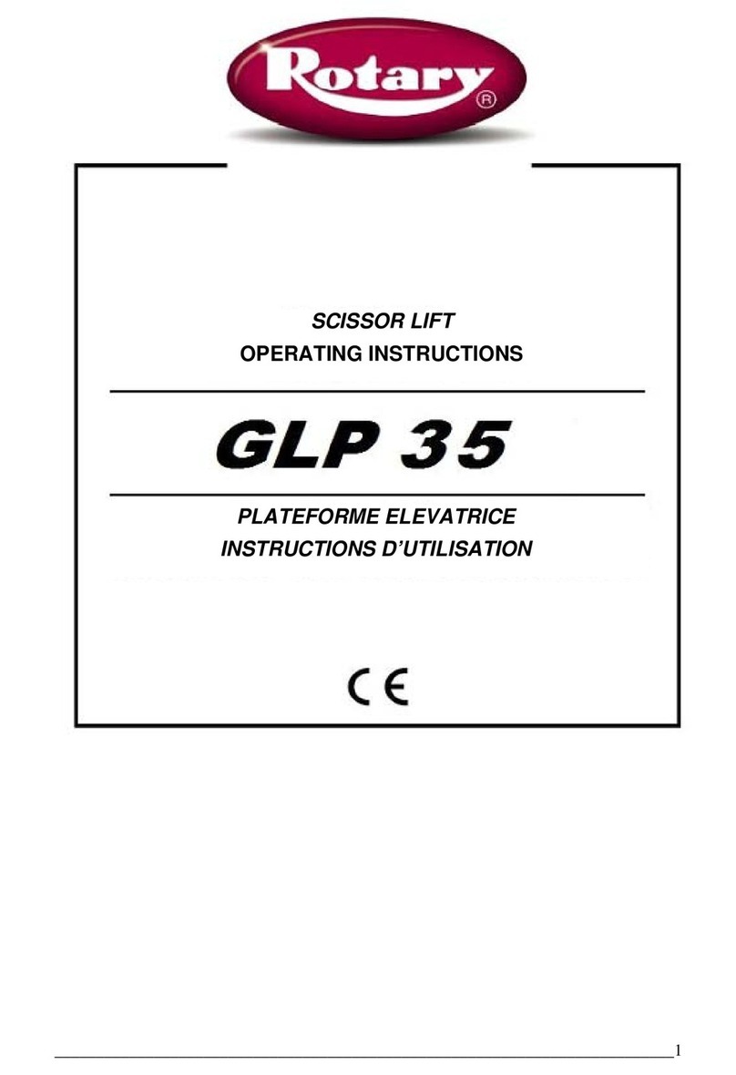 Rotary GLP 35 operating instructions