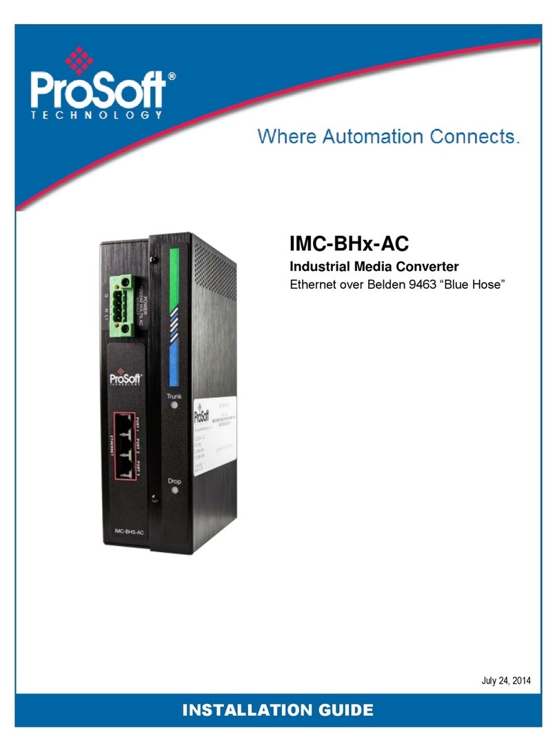 ProSoft Technology IMC-BHx-AC installation guide