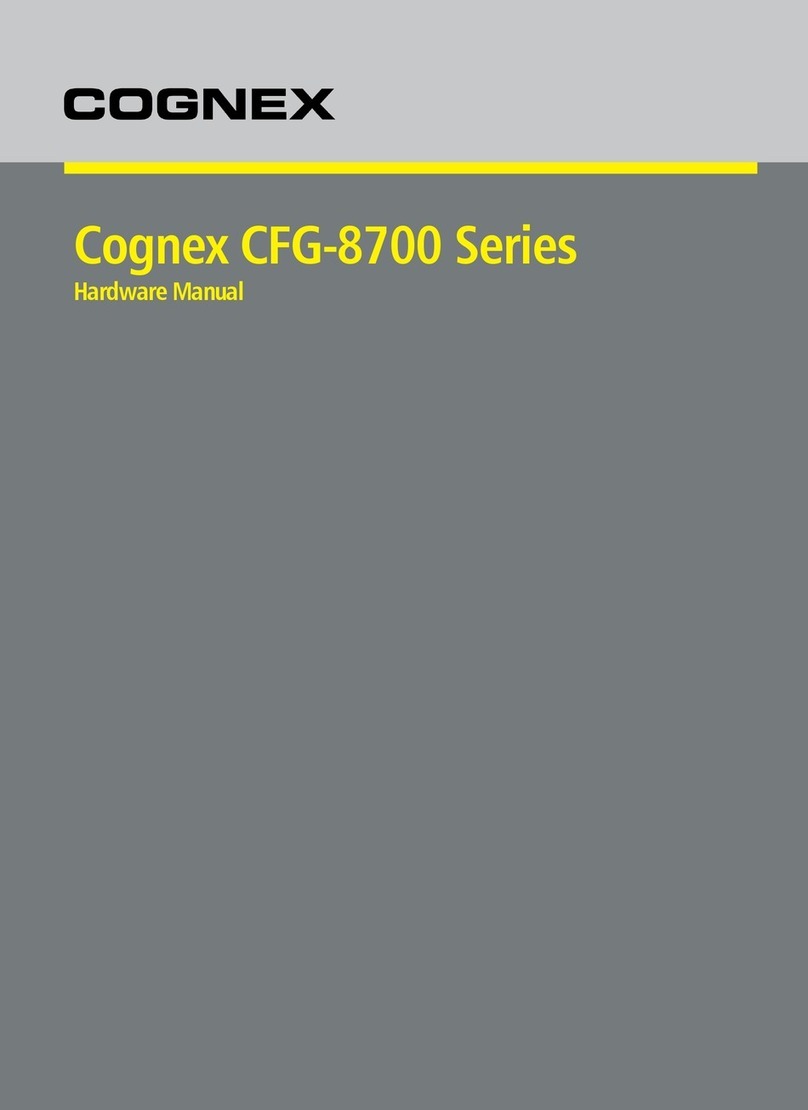 Cognex CFG-8700 Series Hardware manual