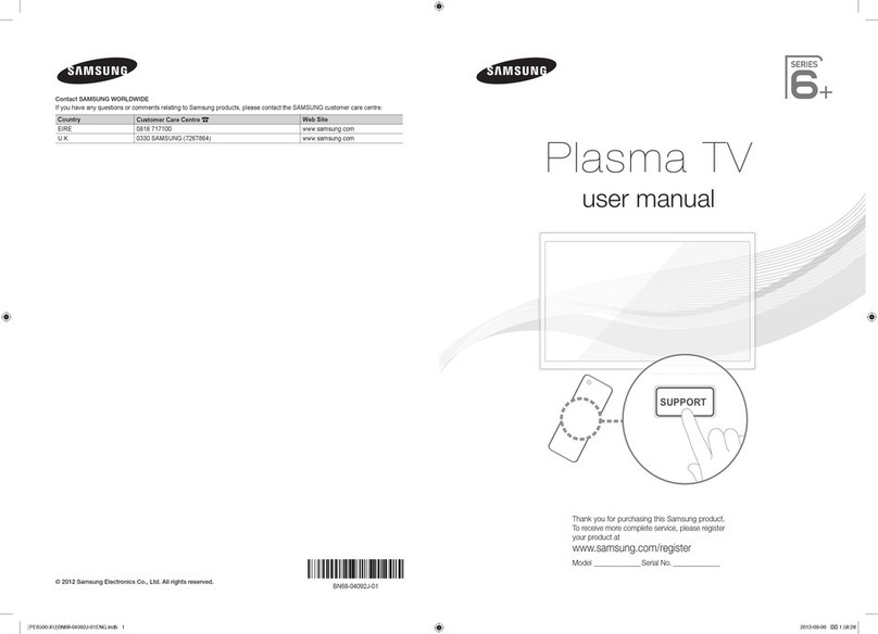 Samsung 6+ series User manual