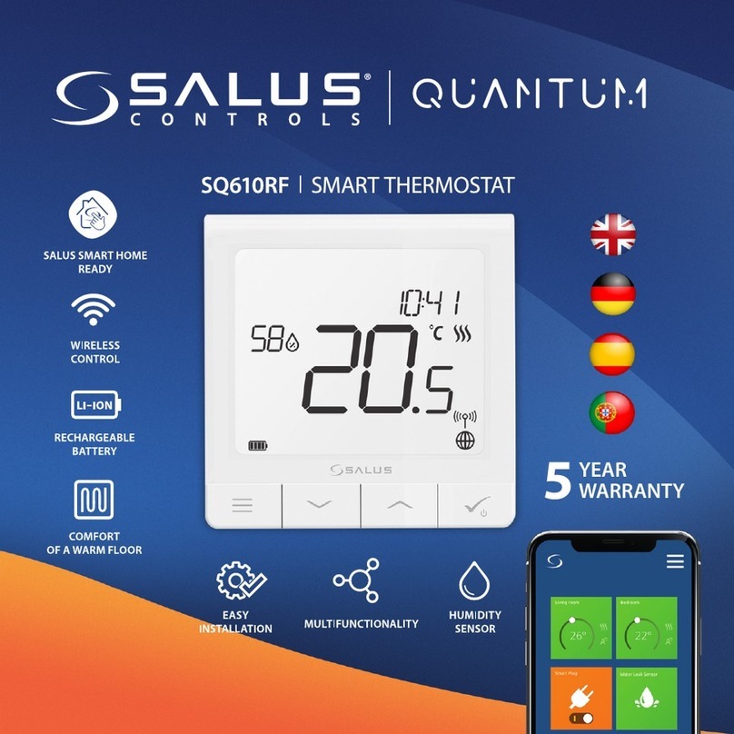 Salus QUANTUM SQ610RF User manual