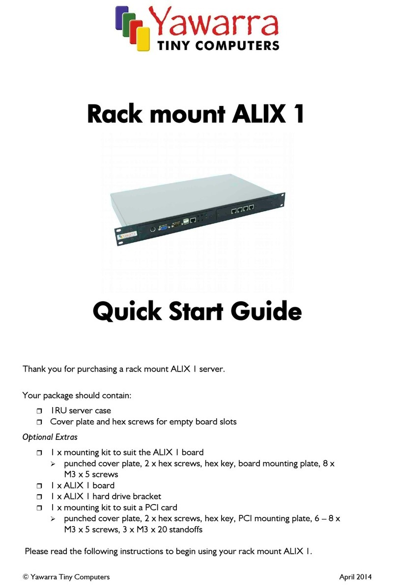 Yawarra ALIX 1 User manual