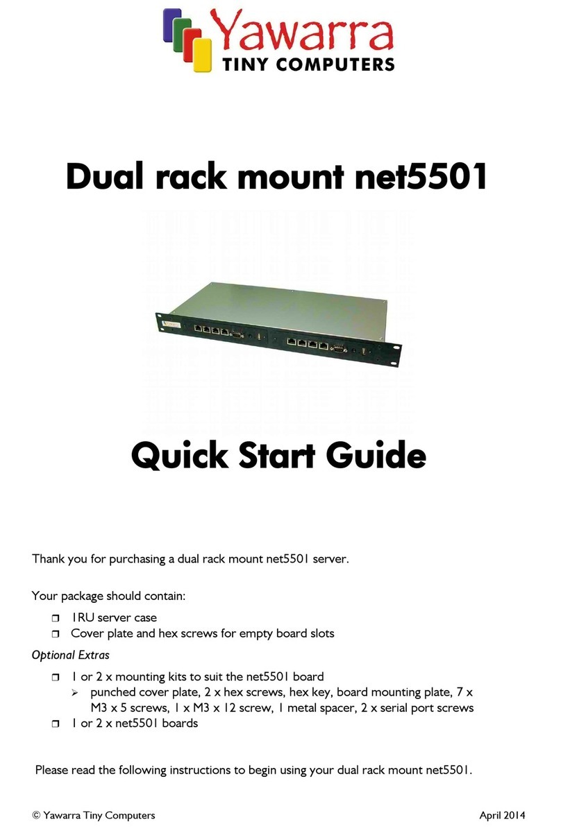 Yawarra net5501 quick start guide