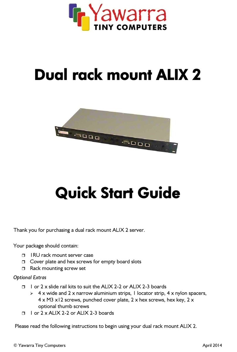 Yawarra ALIX 2 quick start guide