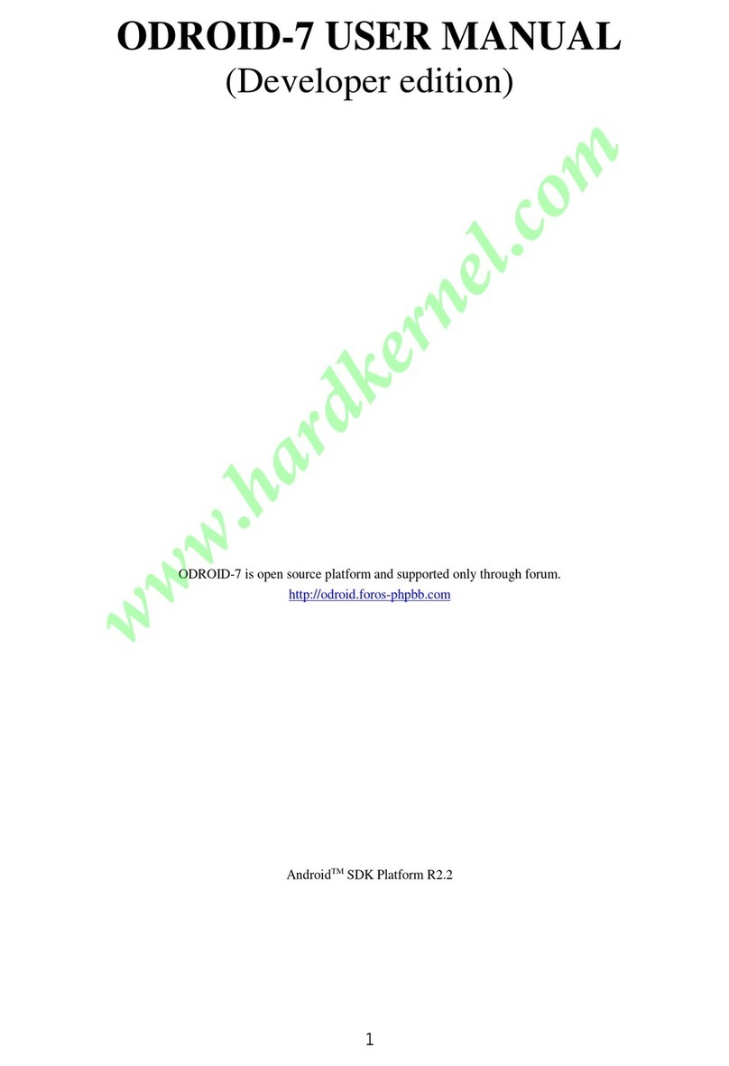 HARDKERNEL ODROID-7 user manual HARDKERNEL ODROID-7 user manual