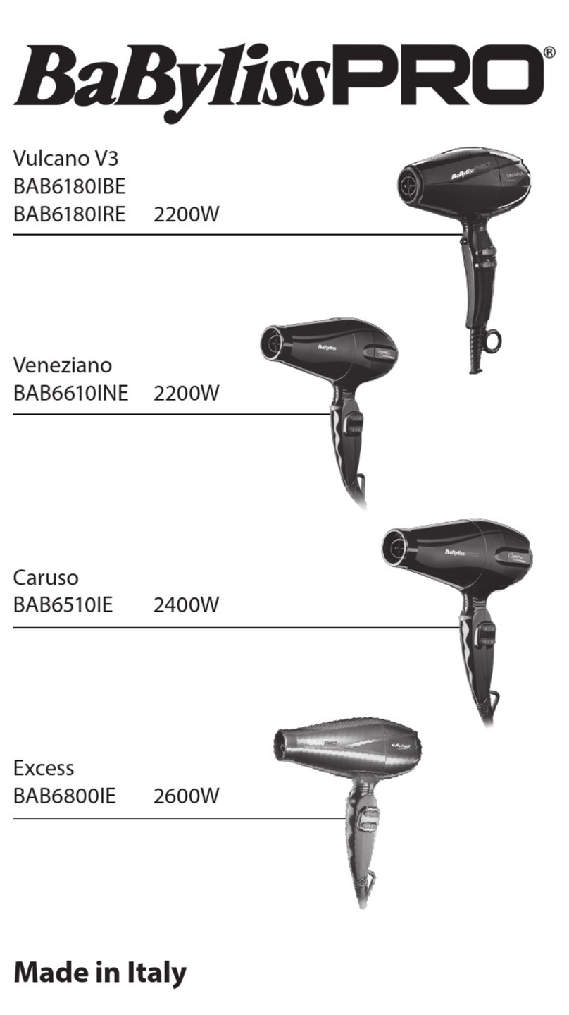 BaByliss PRO Vulcano V3 quick guide
