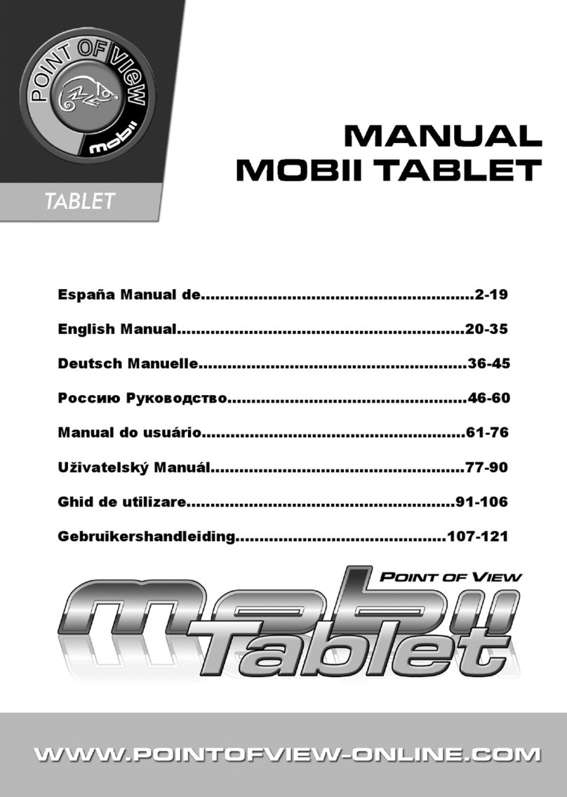 Point of View Mobii Tablet User manual Point of View Mobii Tablet User manual