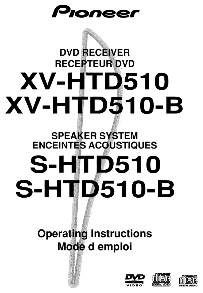 Pioneer XV-HTD510 User manual