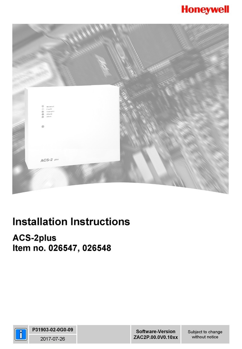 Honeywell ACS-2plus User manual