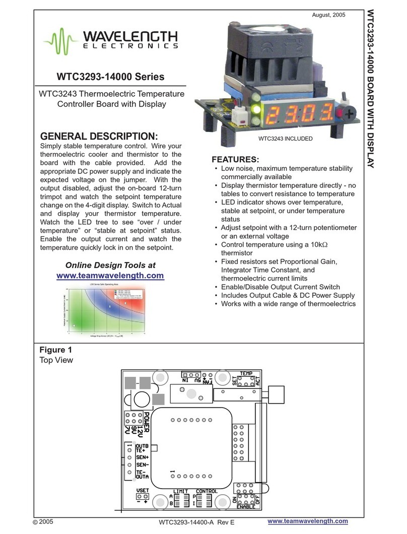 Wavelength Electronics WTC3243 User manual