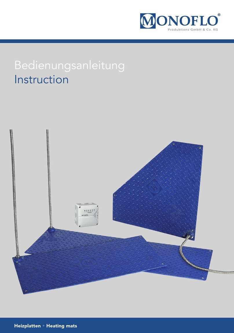 Monoflo Heat mats Instruction